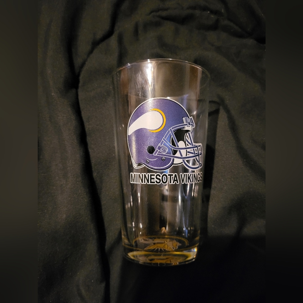 Minnesota Vikings Beer Pint Glass